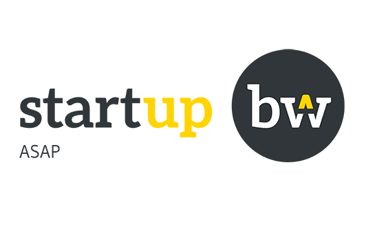 Logo startup ASAP bw